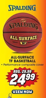 Big 5 Spalding all-surface tf basketball offer
