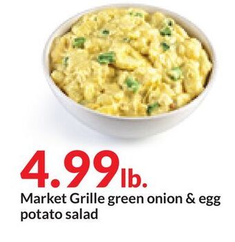 Hy-Vee Market grille green onion & egg potato salad offer