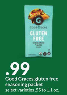 Hy-Vee Good graces gluten free seasoning packet offer