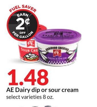 Hy-Vee Ae dairy dip or sour cream offer