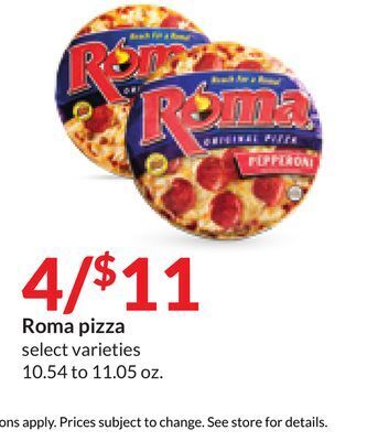 Hy-Vee Roma pizza offer