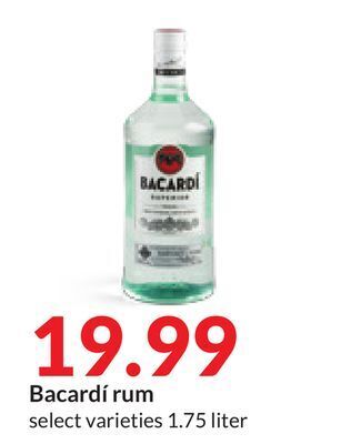 Hy-Vee Bacardí rum offer