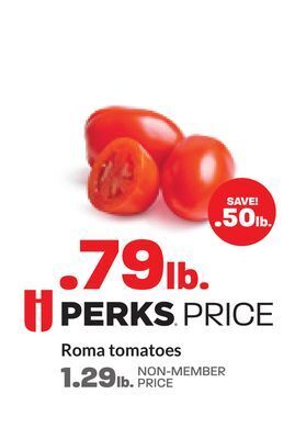 Hy-Vee Roma tomatoes offer