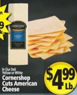 Cornershop Cuts American Cheese