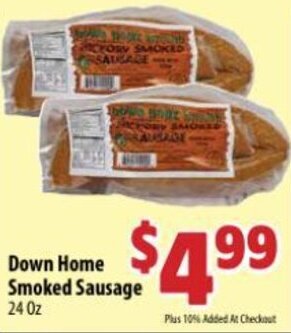 Mac's Market Down Home Smoked Sausage 24 Oz offer