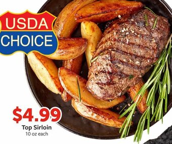 Fareway Top Sirloin 10 oz each offer