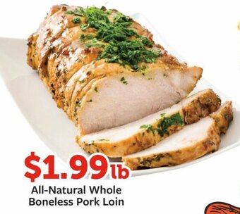 Fareway All-Natural Whole Boneless Pork Loin offer