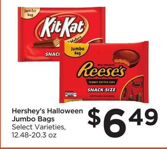 Food 4 Less Hershey's halloween jumbo bags offer