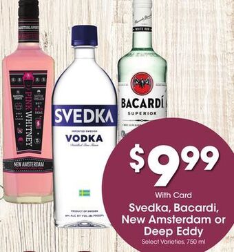 Ralphs Svedka, bacardi, new amsterdam or deep eddy offer