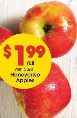Ralphs Honeycrisp apples offer