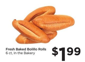 Food 4 Less Fresh baked bolillo rolls offer