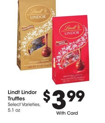 Ralphs Lindt lindor truffles offer