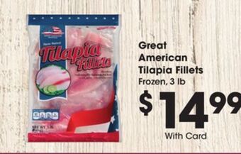 Ralphs Great american tilapia fillets offer