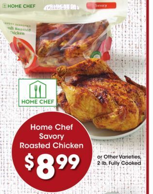 Ralphs Home chef savory roasted chicken offer
