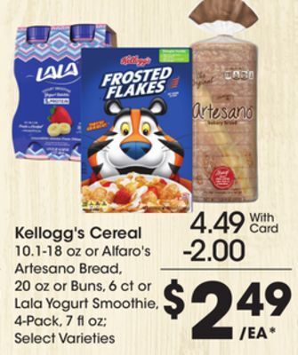Ralphs Kellogg's cereal offer