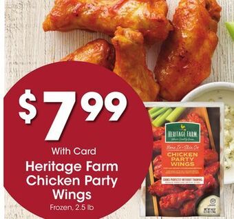 Ralphs Heritage farm chicken party wings offer
