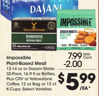 Ralphs Impossible plant-based meat offer