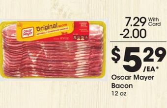 Ralphs Oscar mayer bacon offer