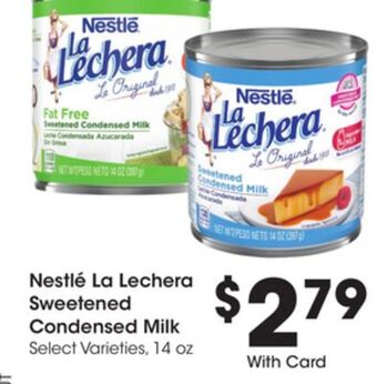 Ralphs Nestlé la lechera sweetened condensed milk offer
