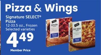 Vons Signature select pizza offer