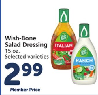 Vons Wish-bone salad dressing offer