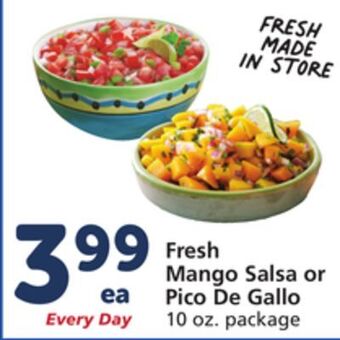 Vons Fresh mango salsa or pico de gallo offer