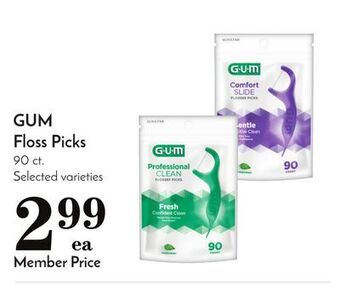 Pavilions Gum floss picks offer