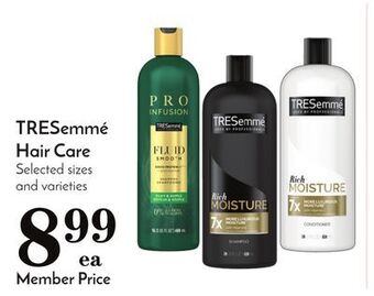 Pavilions Tresemmé hair care offer