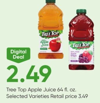 Stater Bros Tree top apple juice offer