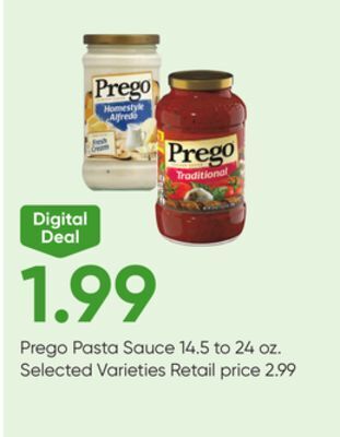 Stater Bros Prego pasta sauce offer