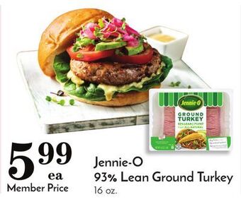 Pavilions Jennie-o 93% lean ground turkey offer