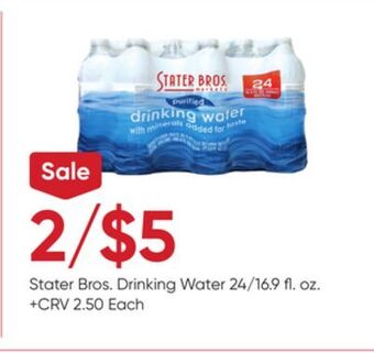 Stater Bros Stater bros. drinking water offer