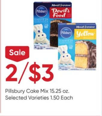 Stater Bros Pillsbury cake mix offer