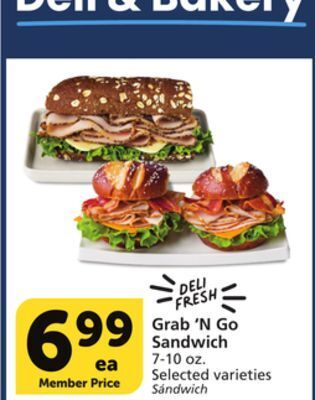 Albertsons Grab'n go sandwich offer