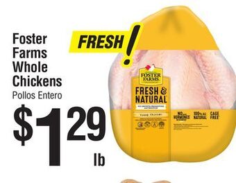Smart & Final Foster farms whole chickens offer