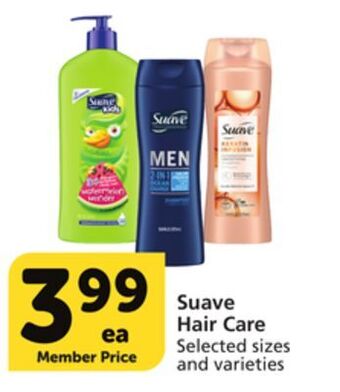 Albertsons Suave hair care offer
