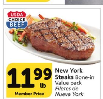 Albertsons New york steaks offer