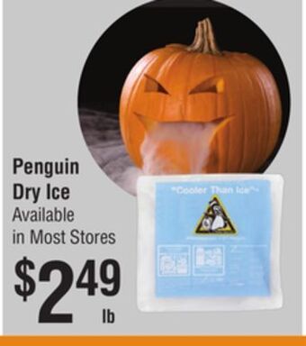 Smart & Final Penguin dry ice offer