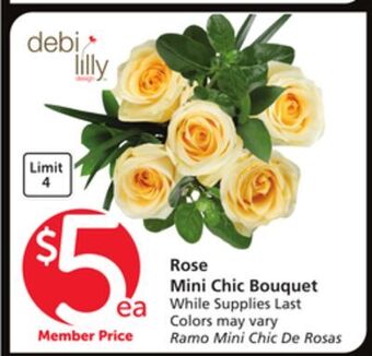 Albertsons Rose mini chic bouquet offer