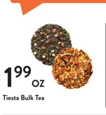 Fresh Thyme Tiesta bulk tea offer