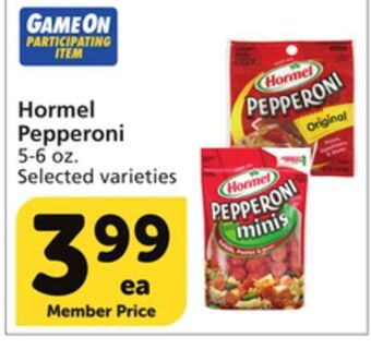 Albertsons Hormel pepperoni offer