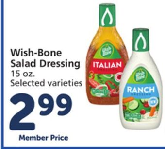 Albertsons Wish-bone salad dressing offer