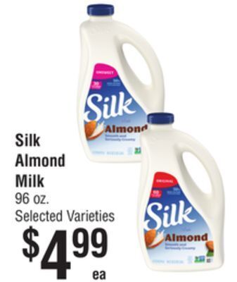 Smart & Final Silk almond milk offer