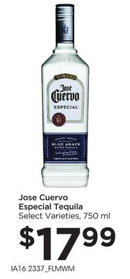 Food 4 Less Jose cuervo especial tequila offer