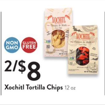 Fresh Thyme Xochitl tortilla chips offer