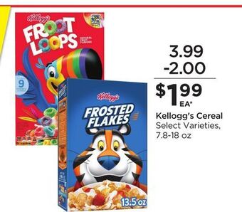 Food 4 Less Kellogg's cereal offer