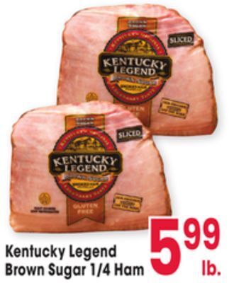Jewel-Osco Kentucky legend brown sugar 1/4 ham offer
