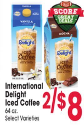 Jewel-Osco International delight iced coffee offer