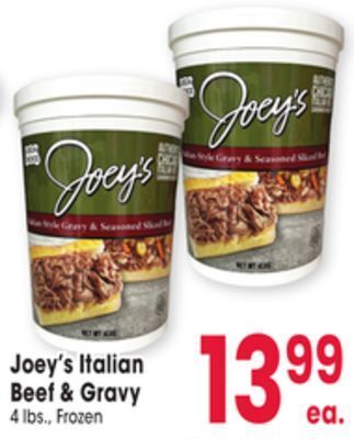 Jewel-Osco Joey's italian beef & gravy offer