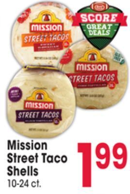 Jewel-Osco Mission street taco shells offer